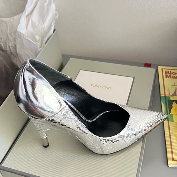 Tom Ford Heels Snake Silver EU 38.5, 39 - Picture 7 of 9